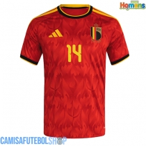 Camisa de time de futebol Bélgica Dodi Lukebakio #14 Replicas 1º Equipamento Mundo 2026 Manga Curta